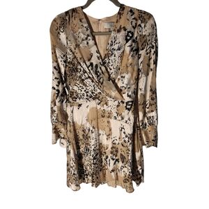 Adelyn Rae animal print dress. Sz XS